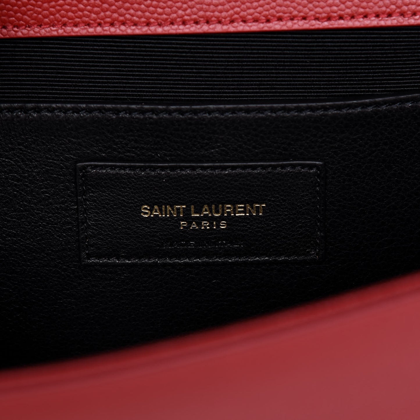 Grain De Poudre Classic Monogram Cassandre Clutch New Red