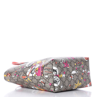 Gucci GG Supreme Monogram Space Cats Childrens Tote Orange 4 of 7