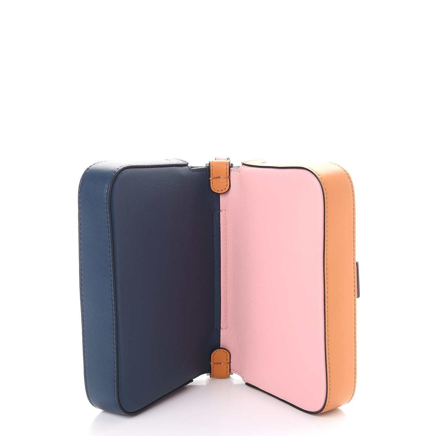 Fendi Vitello Dolce Nappa Flowerland Tri-Color Micro Double