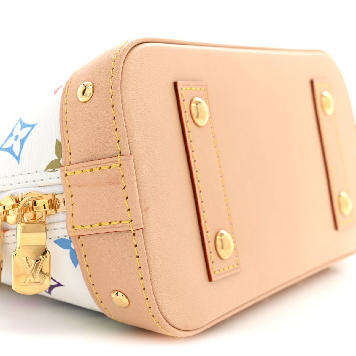 Louis Vuitton LV x TM Monogram Multicolor Alma BB White 8 of 9
