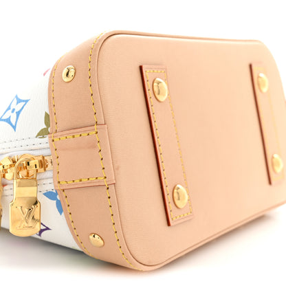 Louis Vuitton LV x TM Monogram Multicolor Alma BB White 8 of 9
