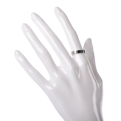 Cartier 18K White Gold 3.5mm LOVE Wedding Band Ring 52 6 2 of 4