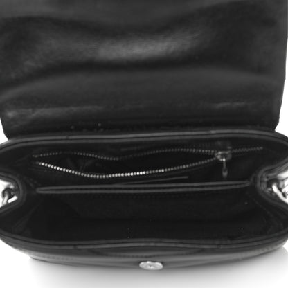 Saint Laurent Calfskin Y Quilted Monogram Toy Loulou Crossbody Bag Black 5 of 13