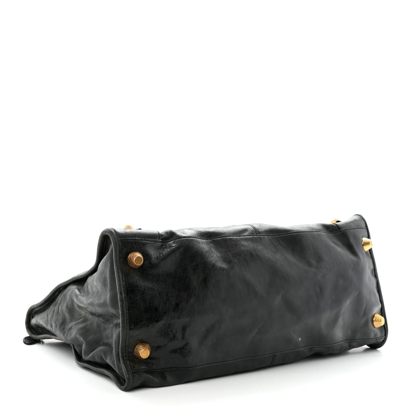 Agneau Giant 21 Gold Hardware Work Black
