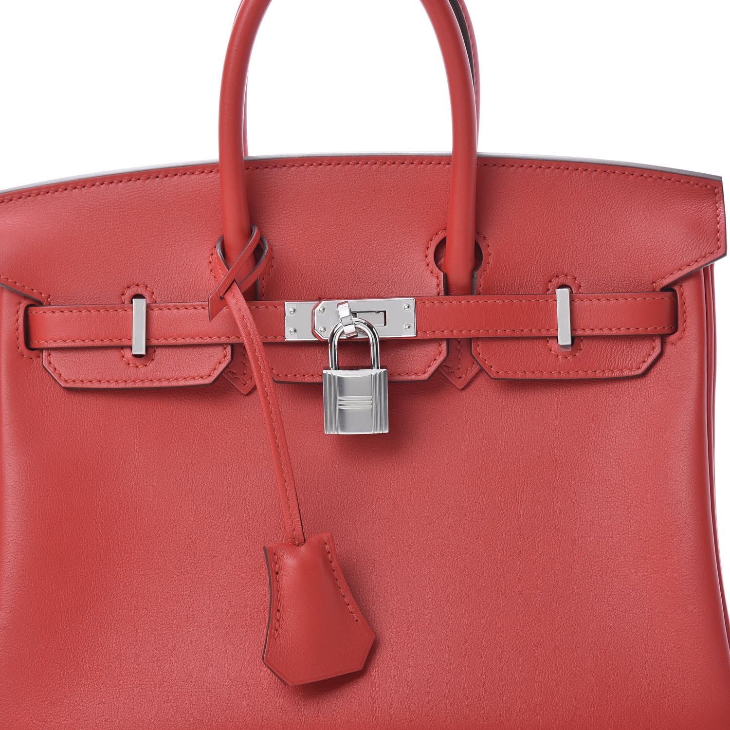 Hermes Swift Birkin 25 Rouge De Coeur 8 of 11