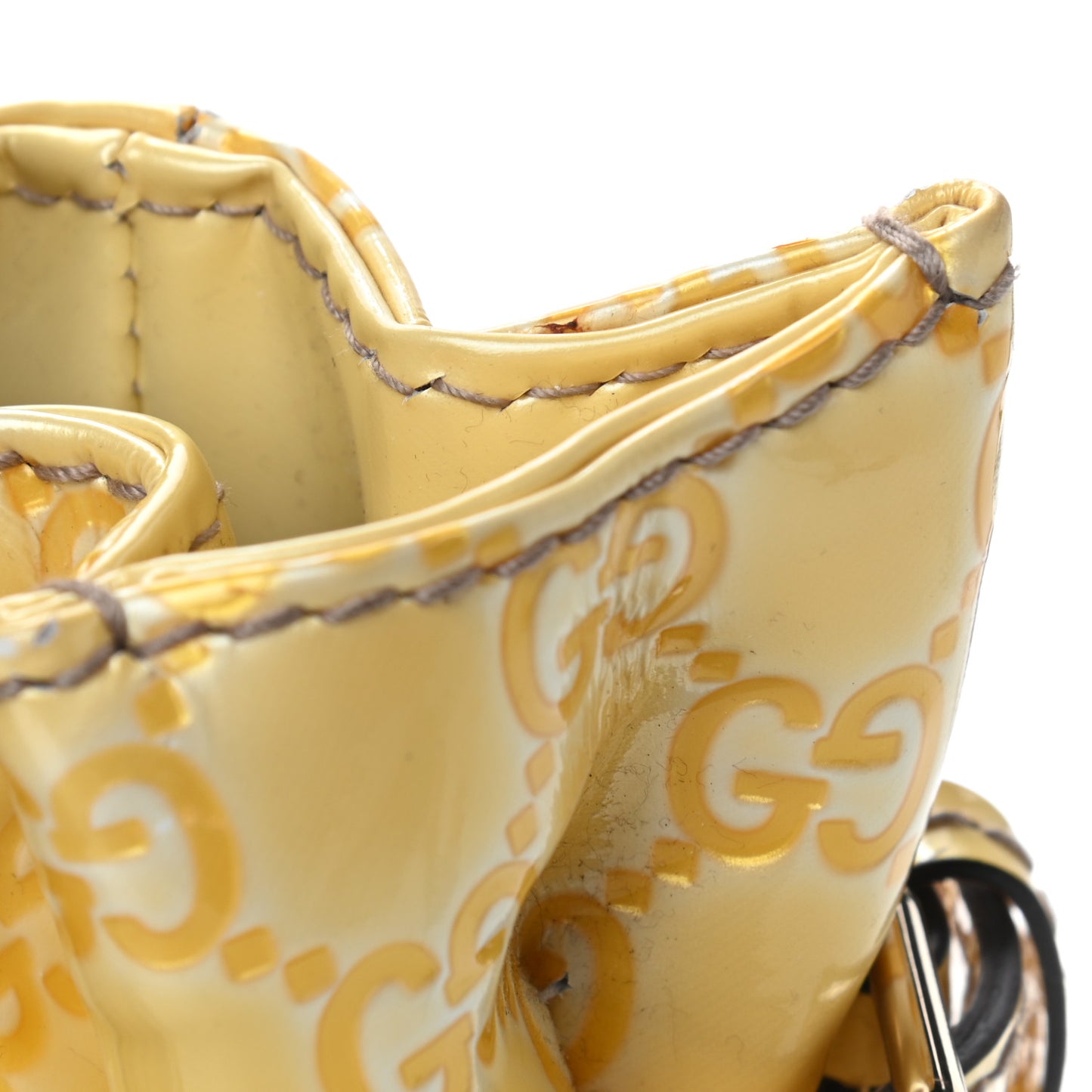 Dialux Guccissima Large Queen Tote Yellow