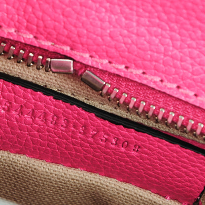 Alexander McQueen Grainy Calfskin Mini Padlock Zip Satchel Pink 7 of 7