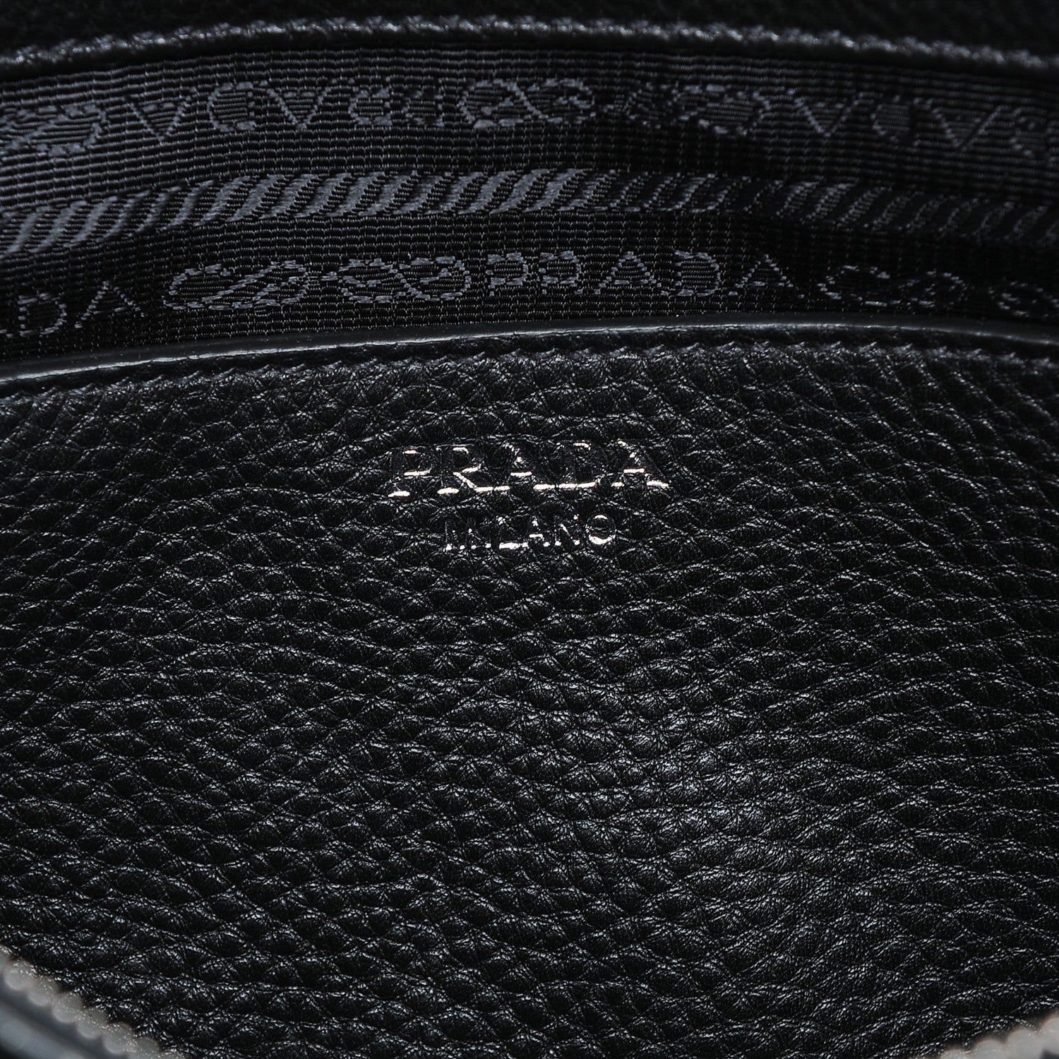 Prada Vitello Daino Tote Nero Black 5 of 5