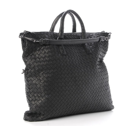 Bottega Veneta Nappa Intrecciato Medium Convertible Tote Nero Black 6 of 12
