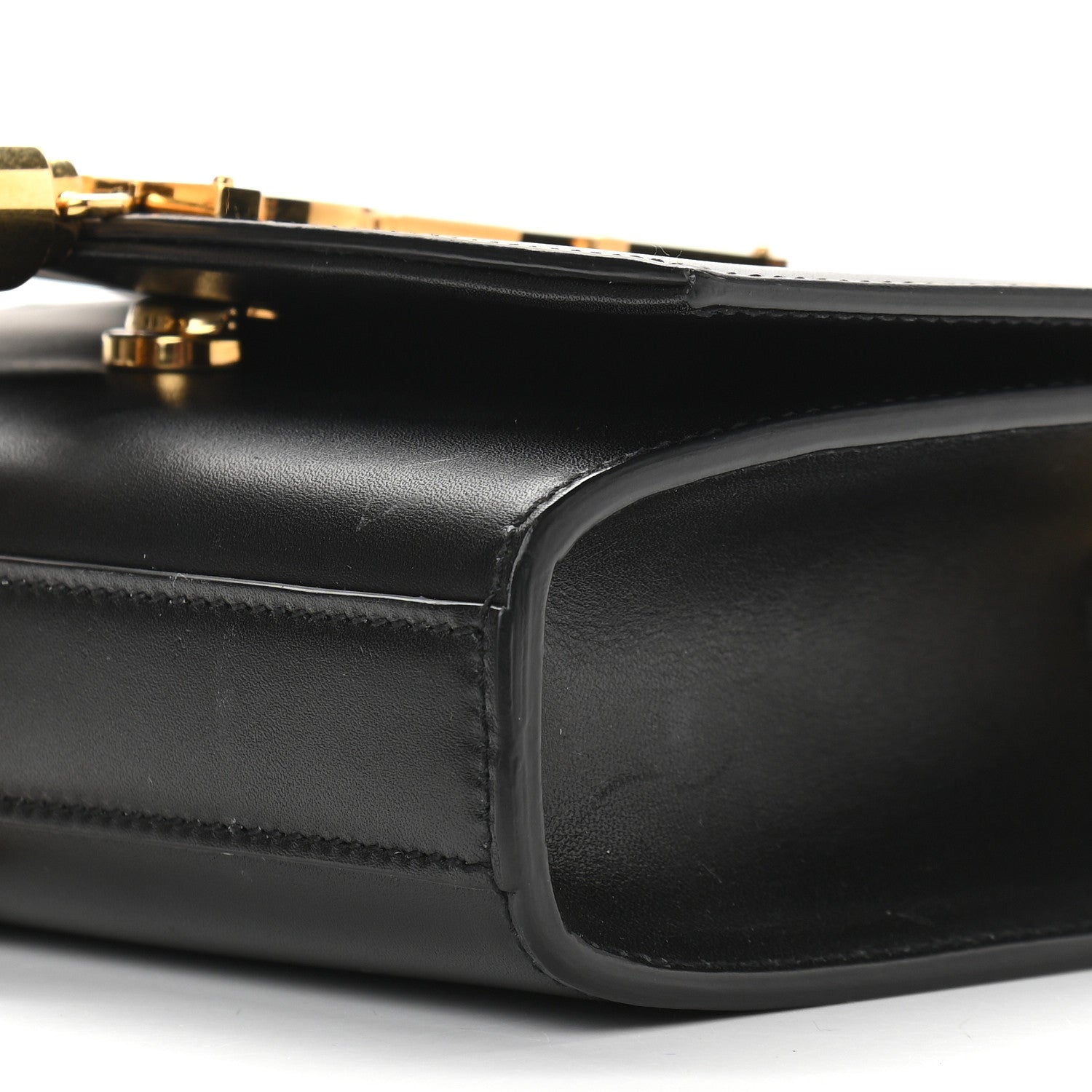 Saint Laurent Calfskin Small Classic Monogram Kate Tassel Satchel Black 8 of 8