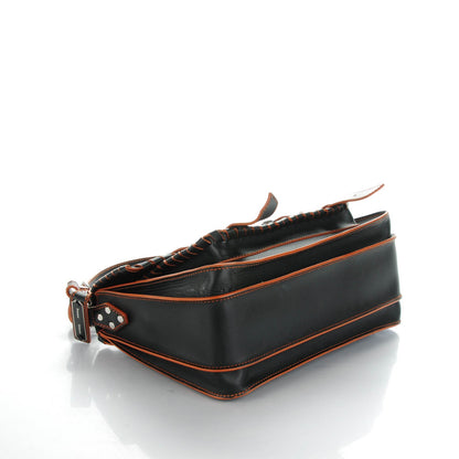 Proenza Schouler Calfskin Medium Whipstitch PS1 Satchel Black Orange 4 of 8