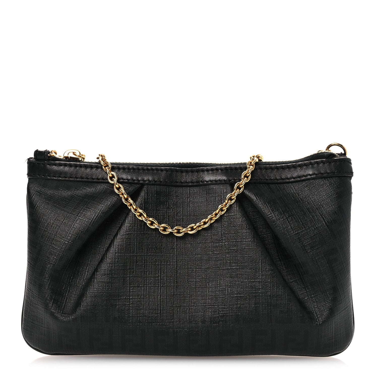 Fendi Zucchino Spalmati Forever Pochette Black 1 of 12
