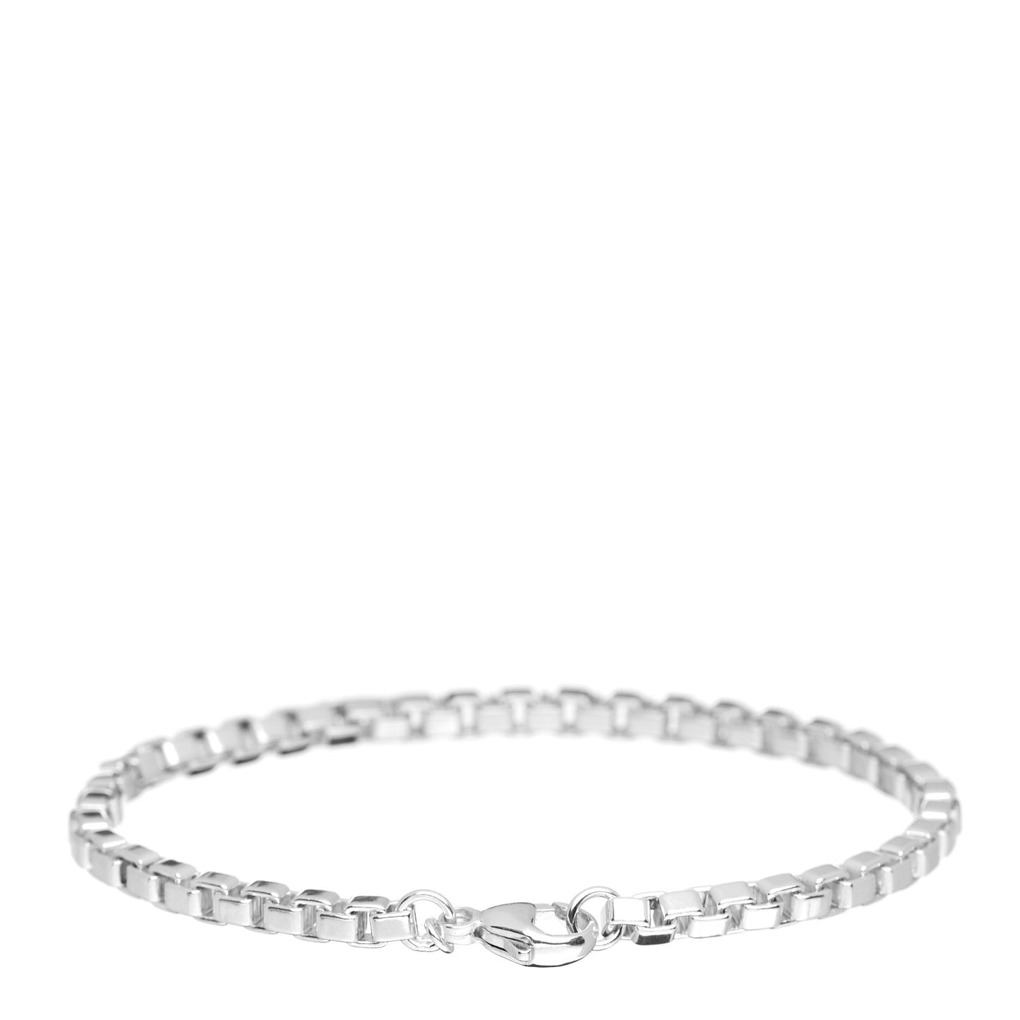 Sterling Silver 4mm Venetian Link Bracelet
