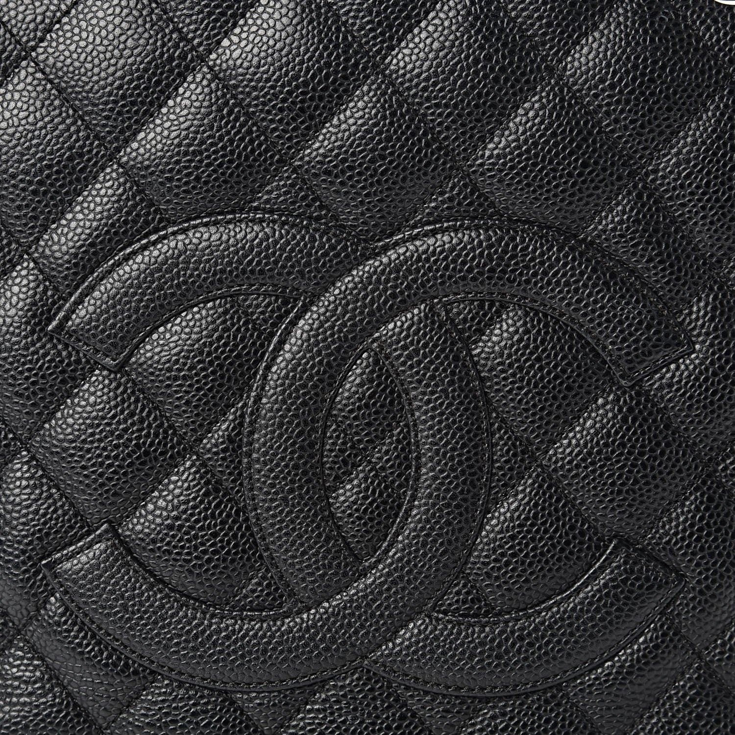 Chanel Caviar Quilted Grand Shopping Tote GST Black 10 of 16