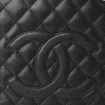 Chanel Caviar Quilted Grand Shopping Tote GST Black 10 of 16