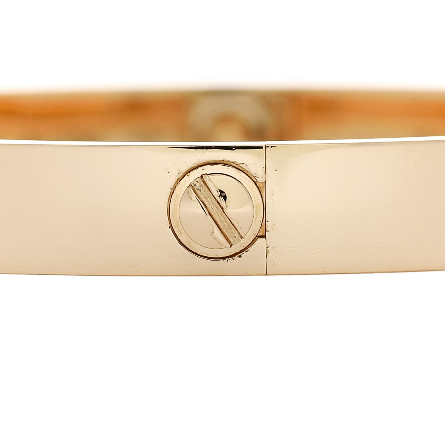 Cartier 18K Yellow Gold 4 Diamond LOVE Bracelet 16 4 of 9