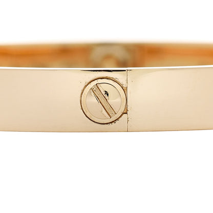 Cartier 18K Yellow Gold 4 Diamond LOVE Bracelet 16 4 of 9