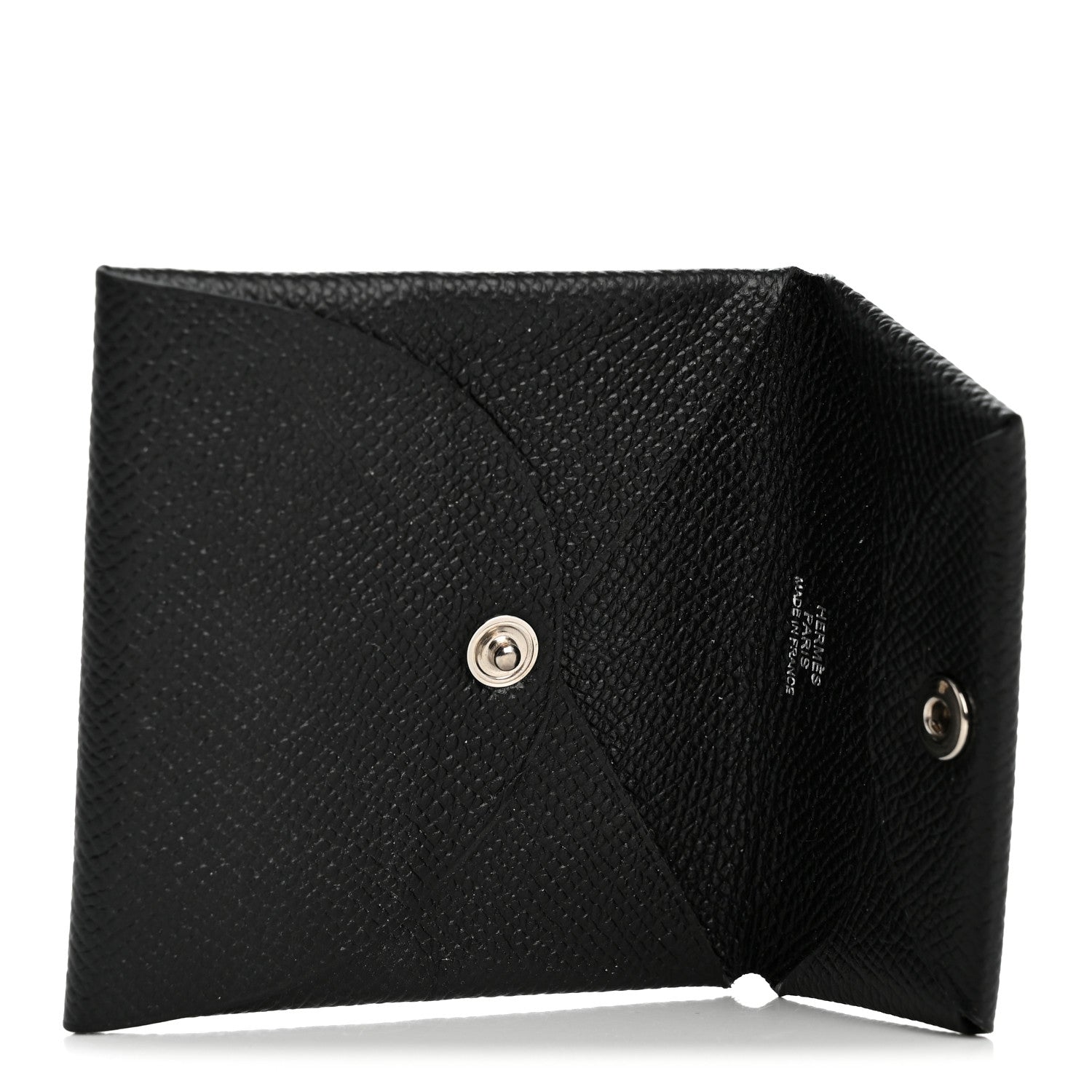 Hermes Epsom Bastia Coin Purse Black 5 of 7