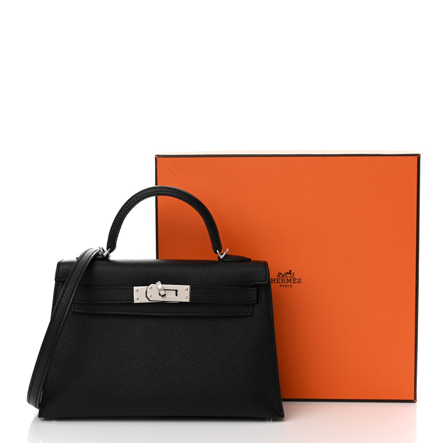 Hermes Epsom Mini Kelly Sellier 20 Black 13 of 13