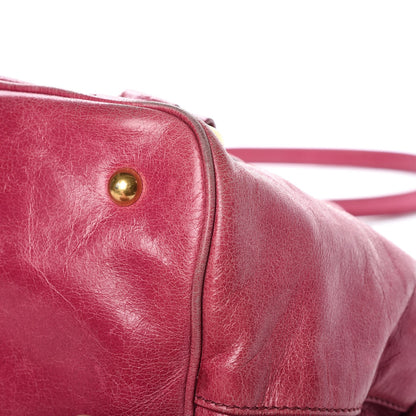 Miu Miu Vitello Lux Tote Pink 10 of 13