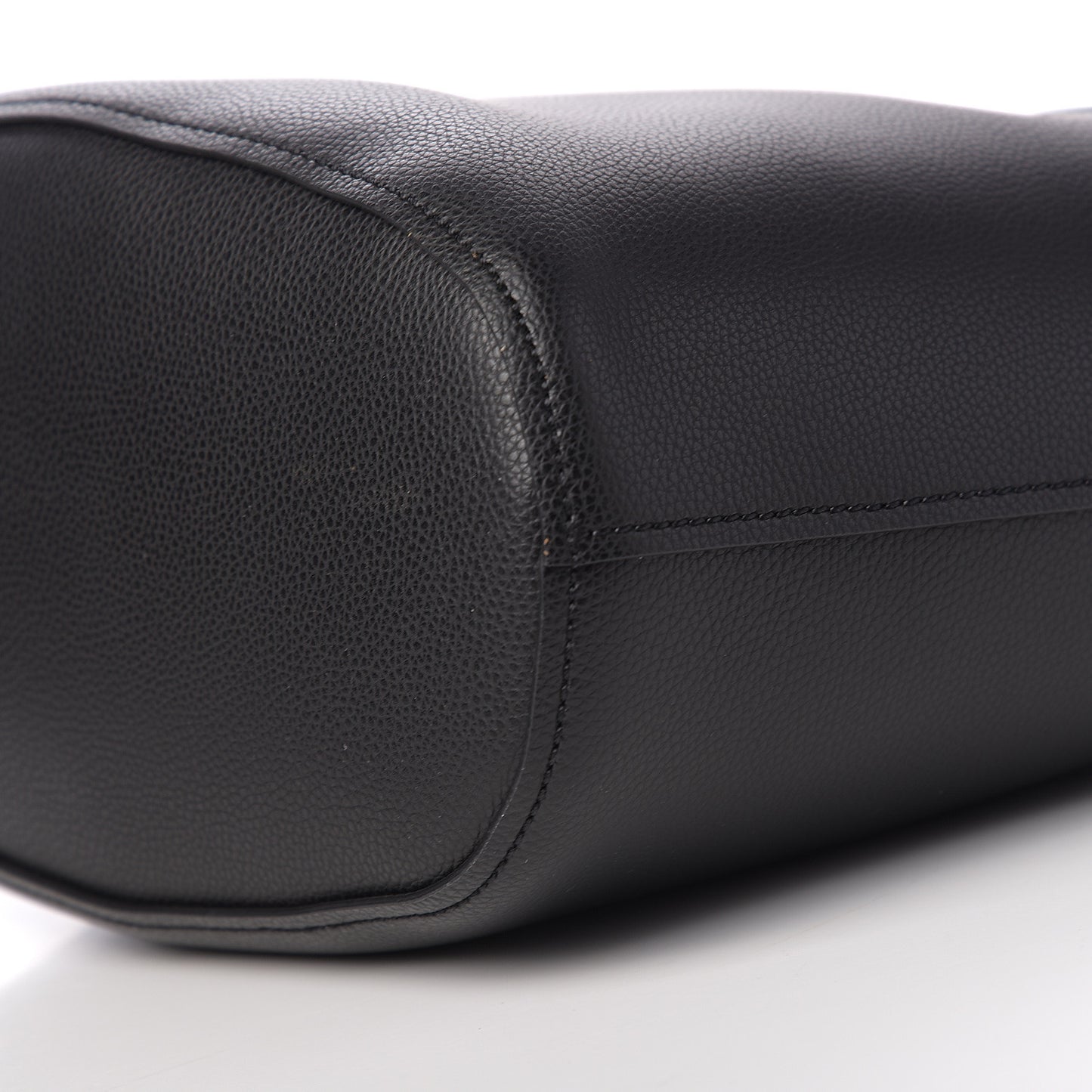 Smooth Grained Calfskin Medium Aby Tote Black