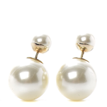 Christian Dior Pearl Mise En Dior Tribal Earrings 1 of 3
