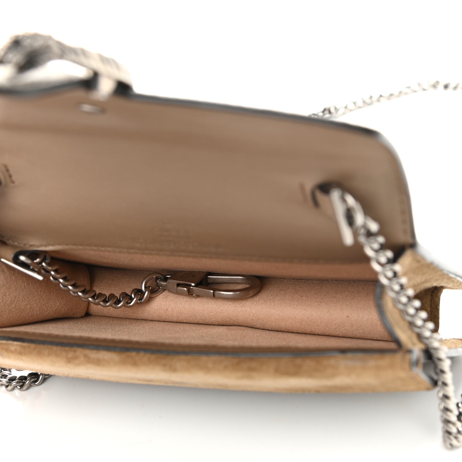 Gucci GG Supreme Monogram Super Mini Dionysus Shoulder Bag Taupe 5 of 11
