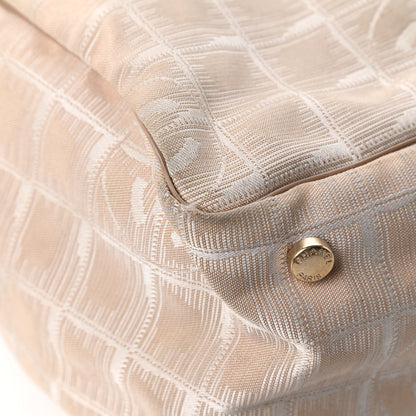 Chanel Nylon Medium Travel Tote Beige 11 of 12