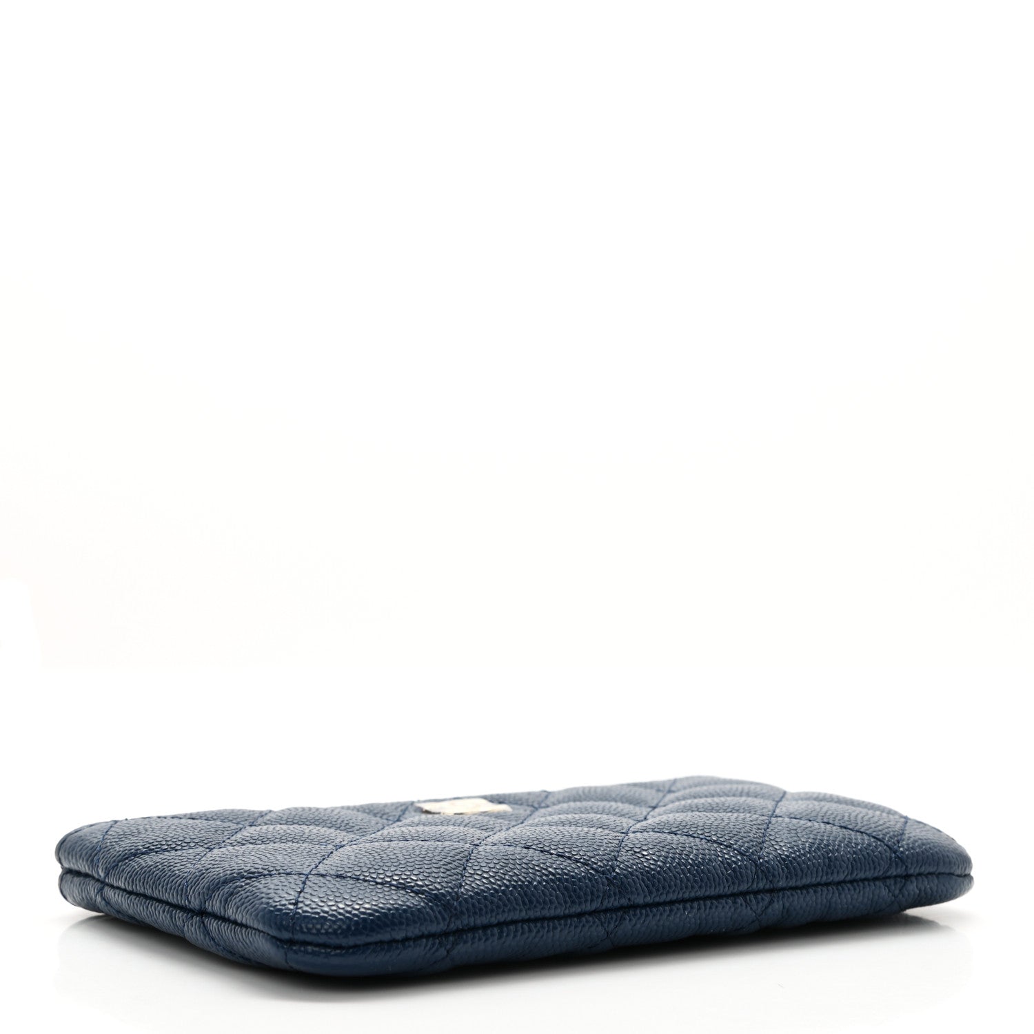 Chanel Caviar Quilted Small Cosmetic Case Navy Blue 4 of 7