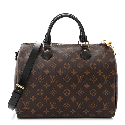 Louis Vuitton Monogram My World Tour Speedy Bandouliere 30 Black 1 of 11