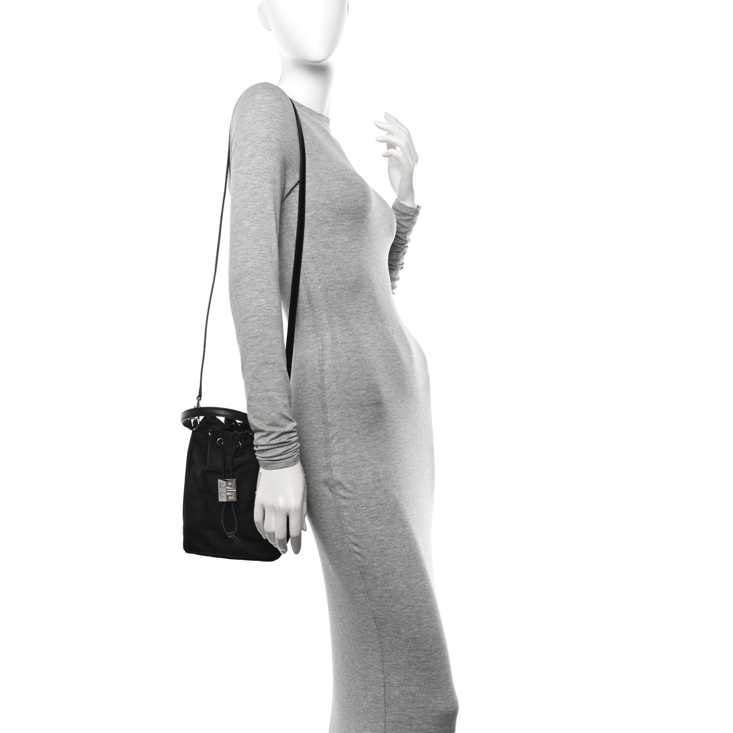 Nylon Light 4G Bucket Bag Black