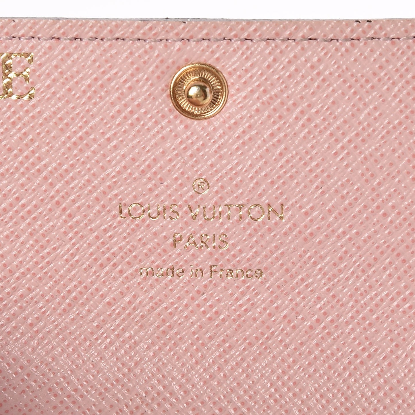 Damier Ebene Multicles 6 Key Holder Rose Ballerine