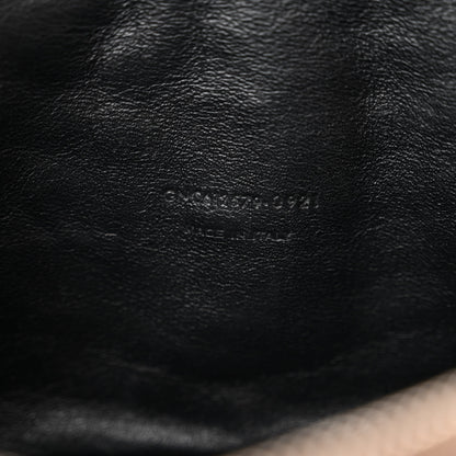 Saint Laurent Grain De Poudre Matelasse Monogram Mini Lou Camera Bag Dark Beige 7 of 11