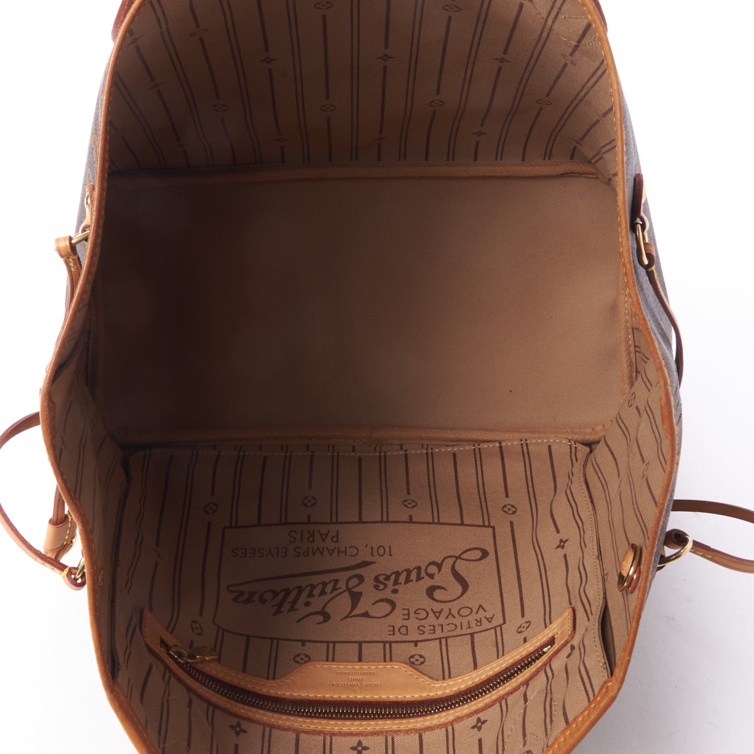 Louis Vuitton Monogram Neverfull MM 5 of 9