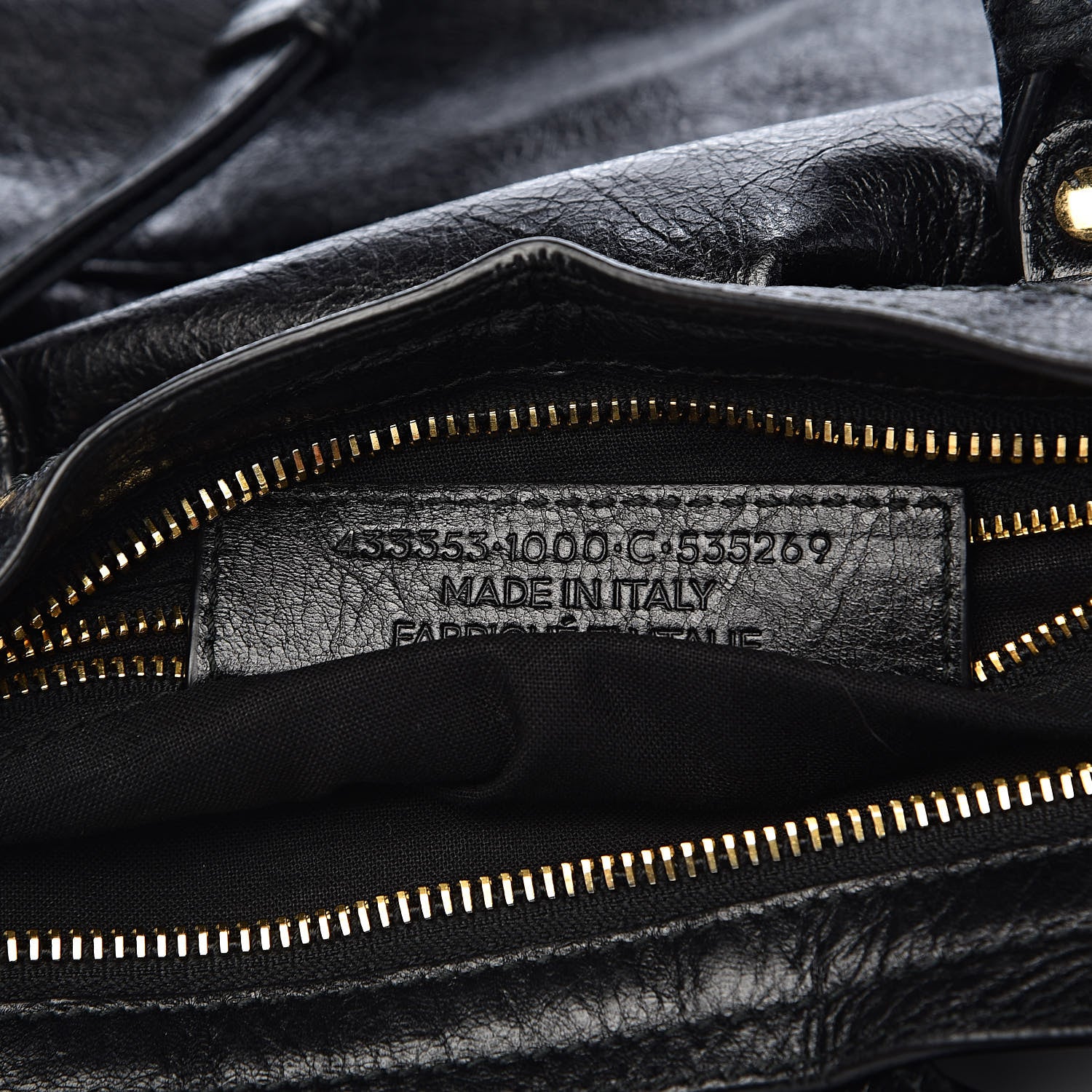 Balenciaga Agneau Giant 12 Gold Hardware S City Black 7 of 10