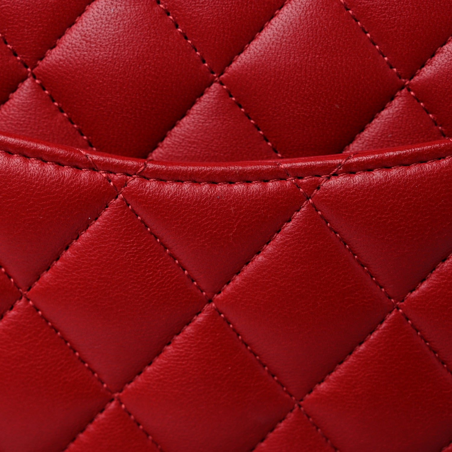 Chanel Lambskin Quilted Small Double Flap Red 10 of 10