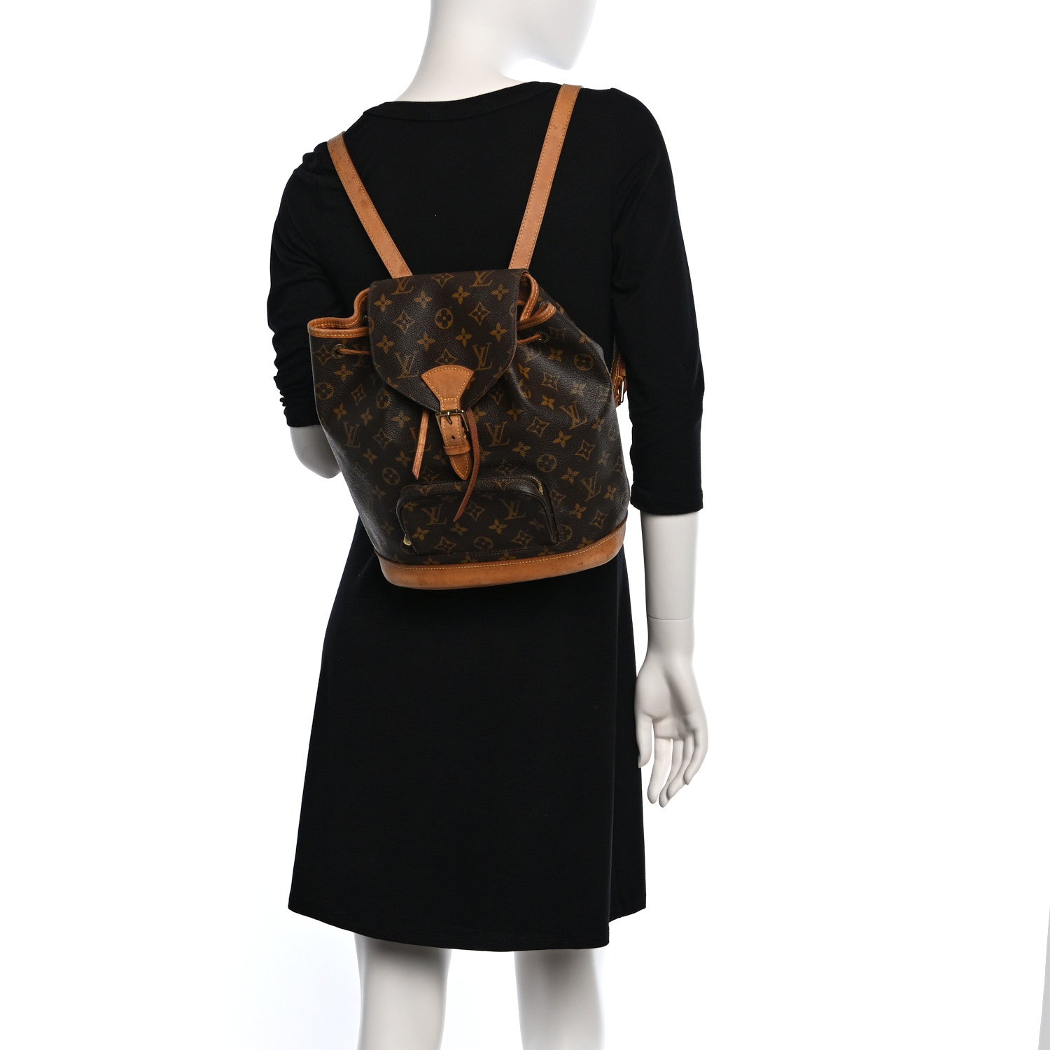 Louis Vuitton Monogram Montsouris MM Backpack 2 of 11