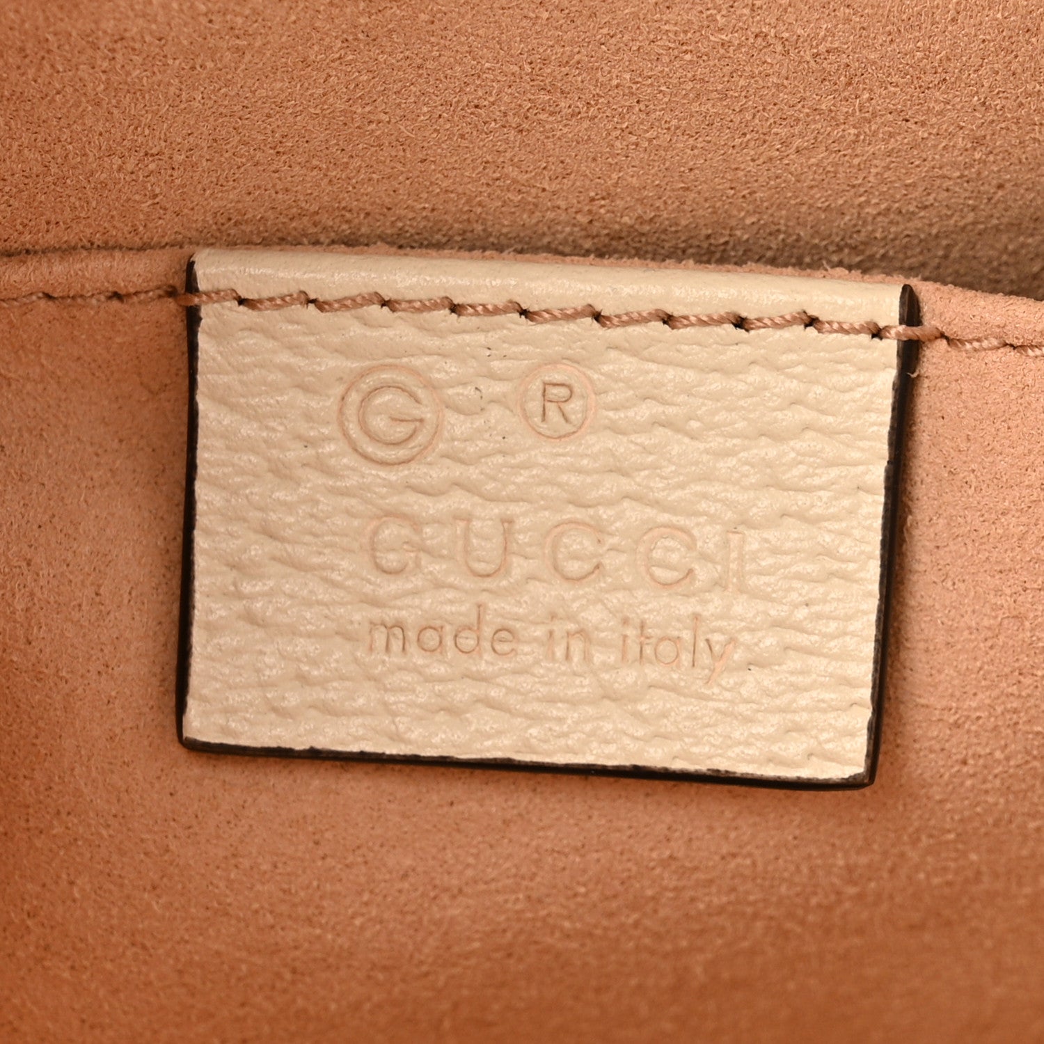 Gucci Textured Dollar Calfskin Web Small Ophidia Dome Shoulder Bag Mystic White 6 of 11