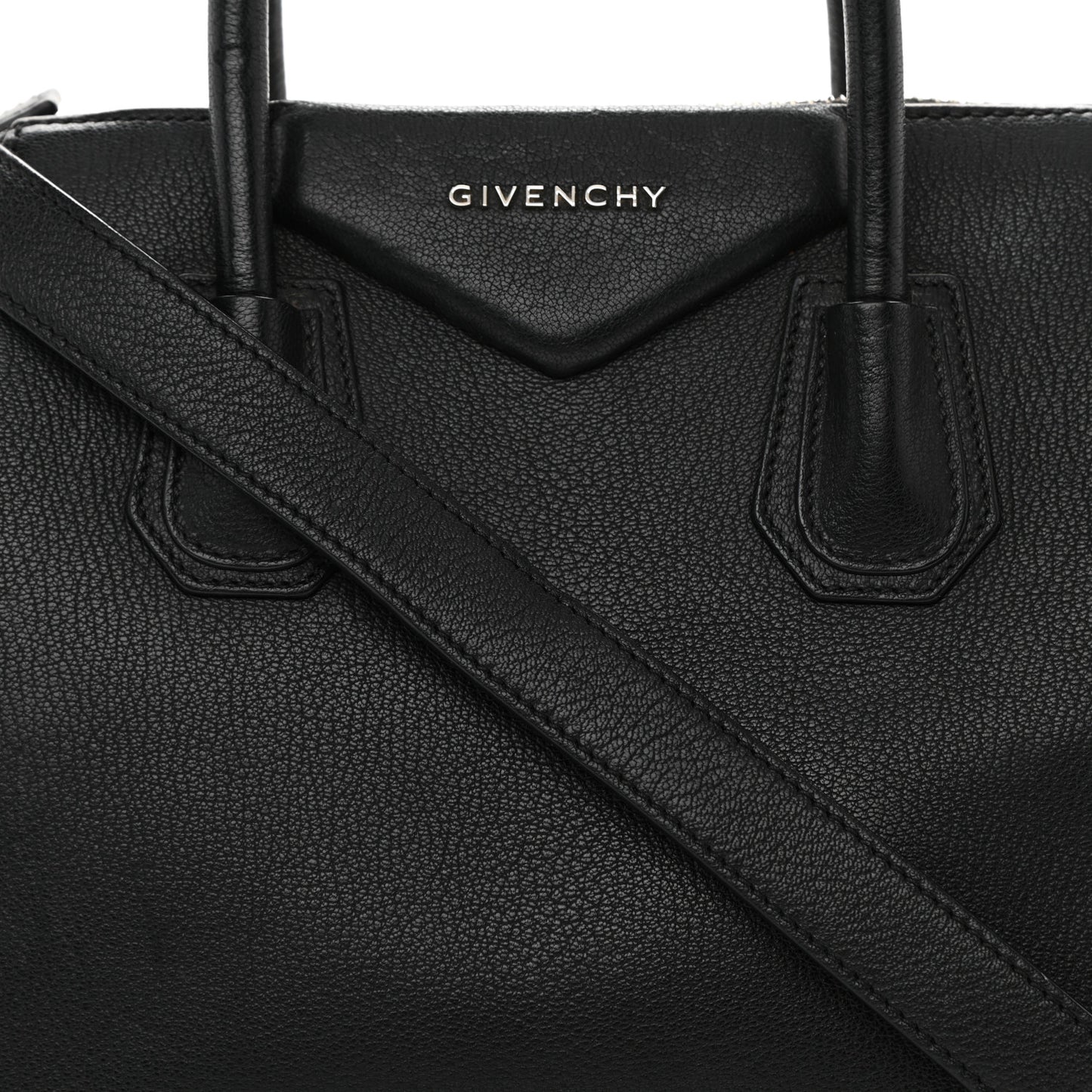 Sugar Goatskin Small Antigona Black