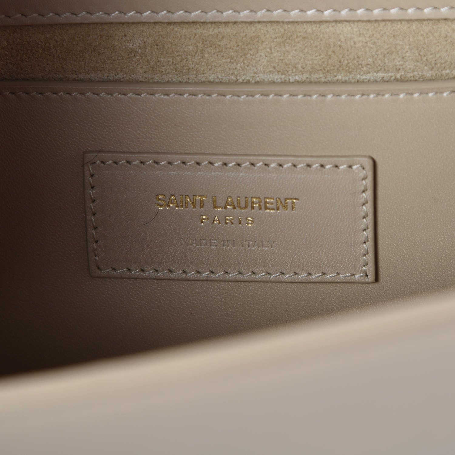Saint Laurent Calfskin Classic Monogram Tassel Clutch Lino 7 of 7