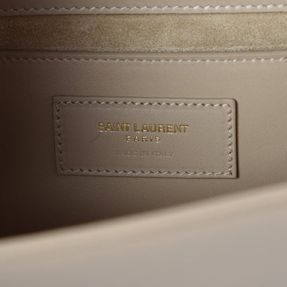 Saint Laurent Calfskin Classic Monogram Tassel Clutch Lino 7 of 7