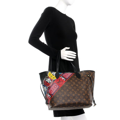 Louis Vuitton Monogram Kabuki Neverfull MM 2 of 7