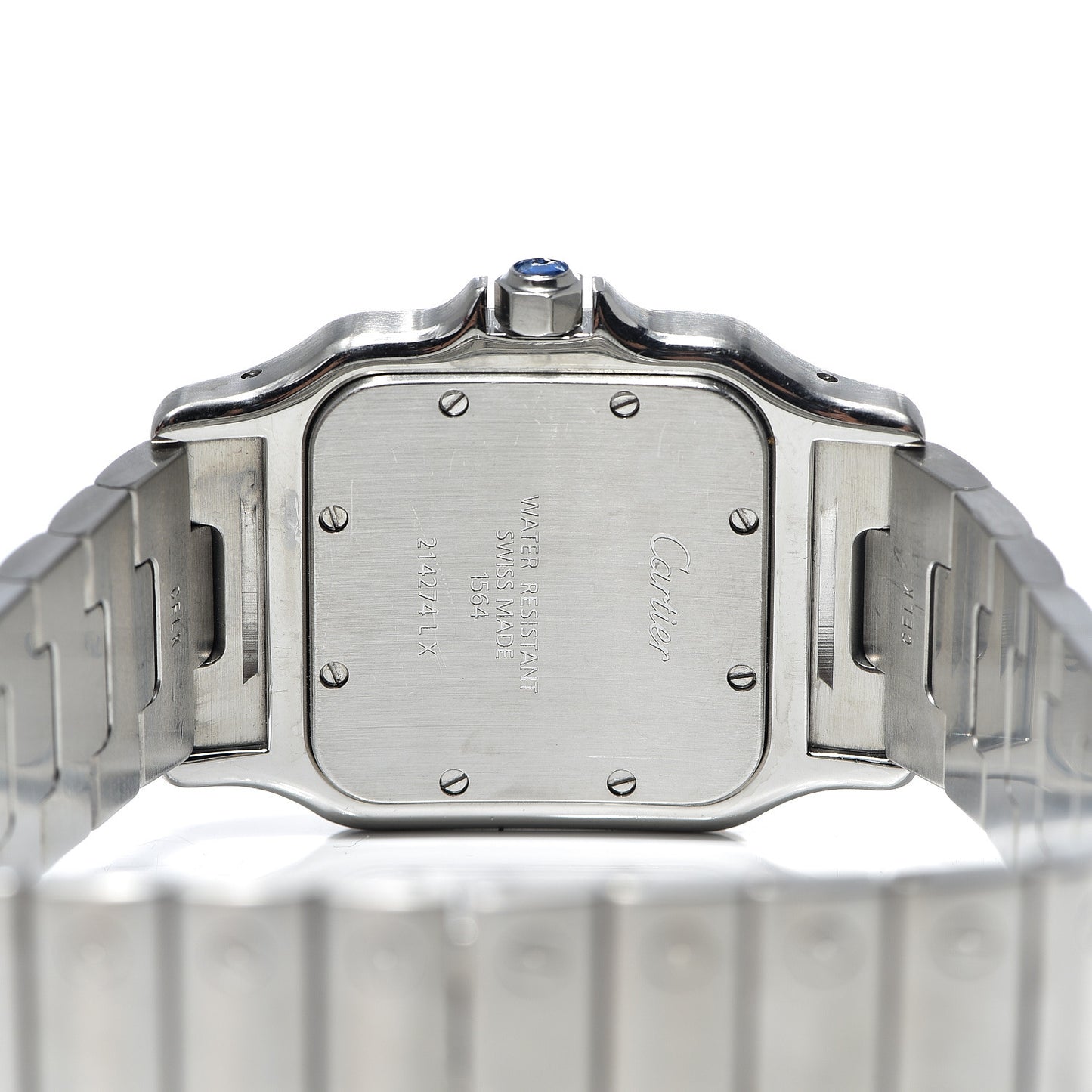 Stainless Steel 29mm Santos De Galbee Quartz Watch