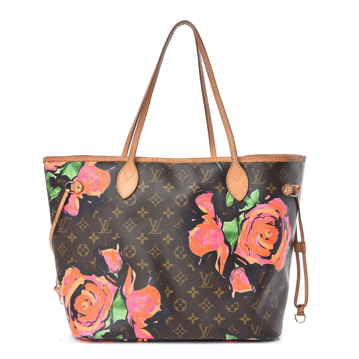 Louis Vuitton Monogram Roses Neverfull MM 1 of 12