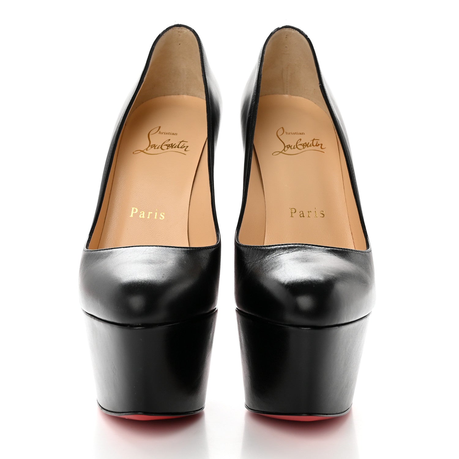 Christian Louboutin Shiny Calfskin Alta Vicky 160 Pumps 36.5 Black 2 of 11