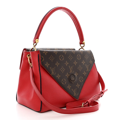 Louis Vuitton Grained Calfskin Monogram Double V Rubis 3 of 19