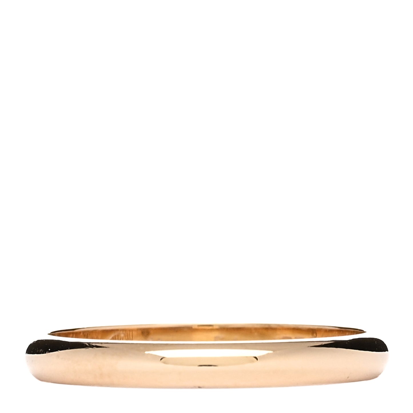 18K Yellow Gold 2.5mm 1895 Wedding Band Ring 54 6.75