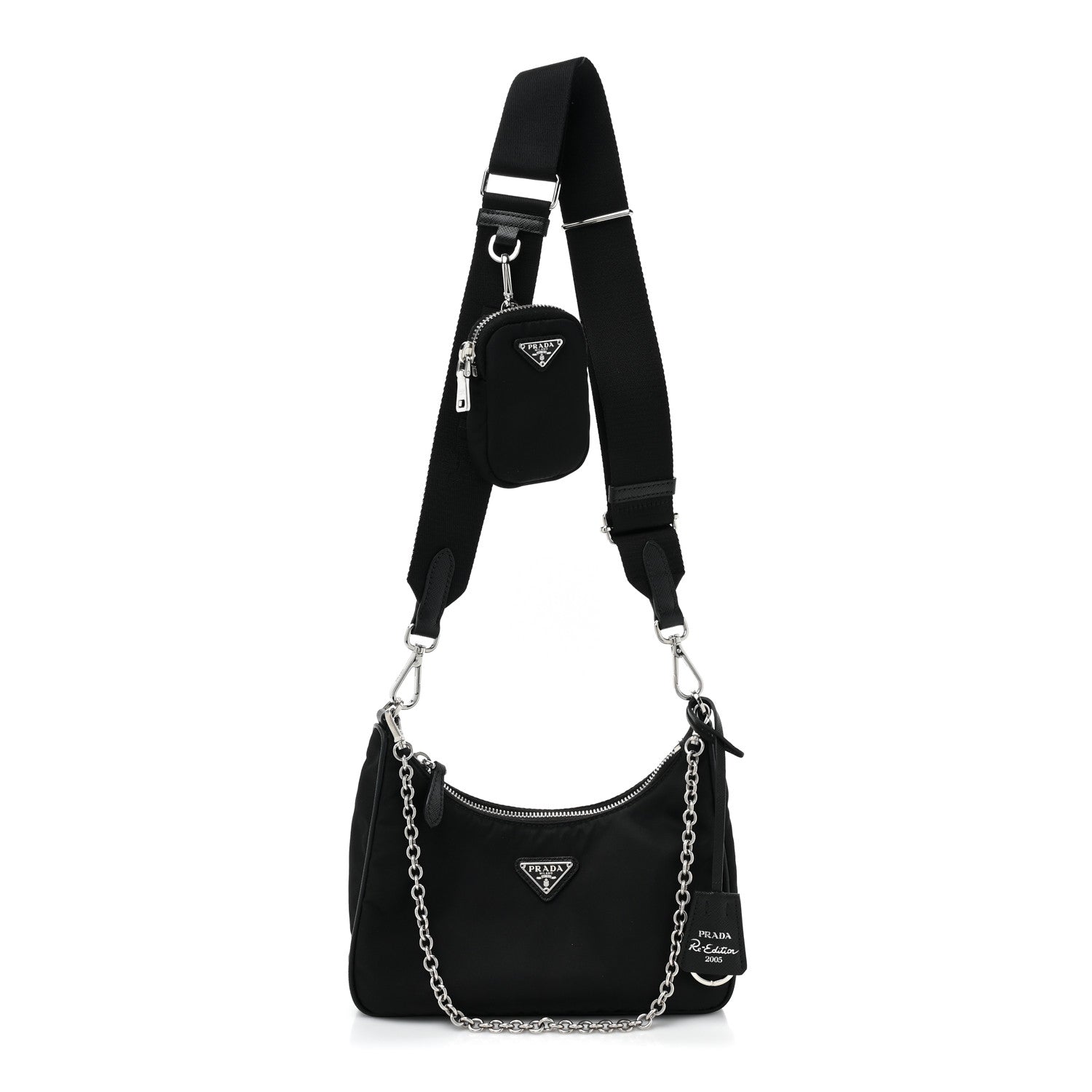 Prada Nylon Re-Edition 2005 Shoulder Bag Black 1 of 12