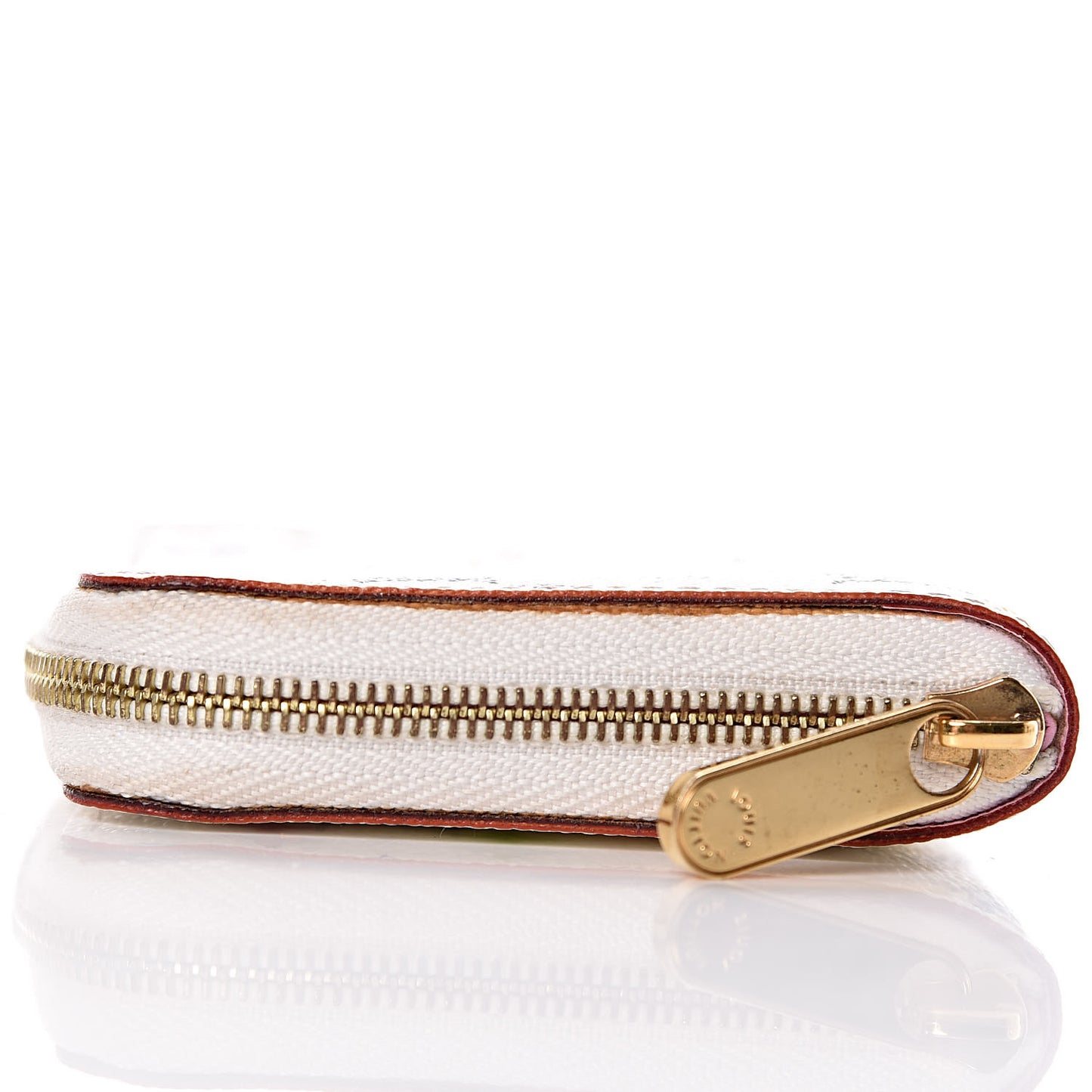 Monogram Multicolor Zippy Coin Purse Wallet White Litchi