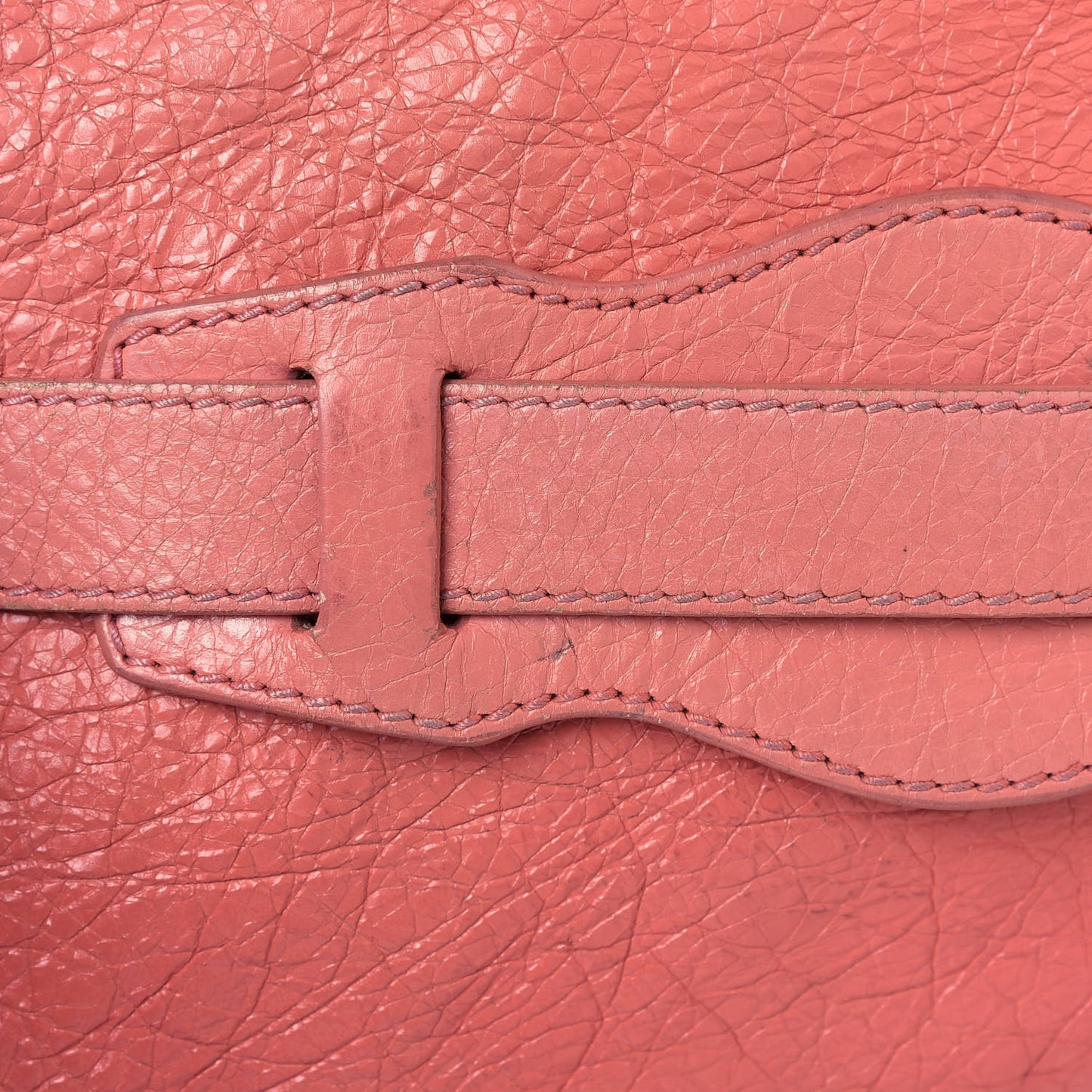Agneau Giant 12 Silver Hardware City Rose Peche